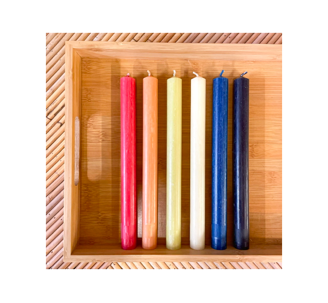 DLE St. Eval Taper Candle / Charcoal, 10" The Independent