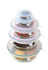 Silicone Stretch Lids - Set of 5
