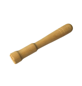 Cocktail Muddler - Natural Grooved Wood
