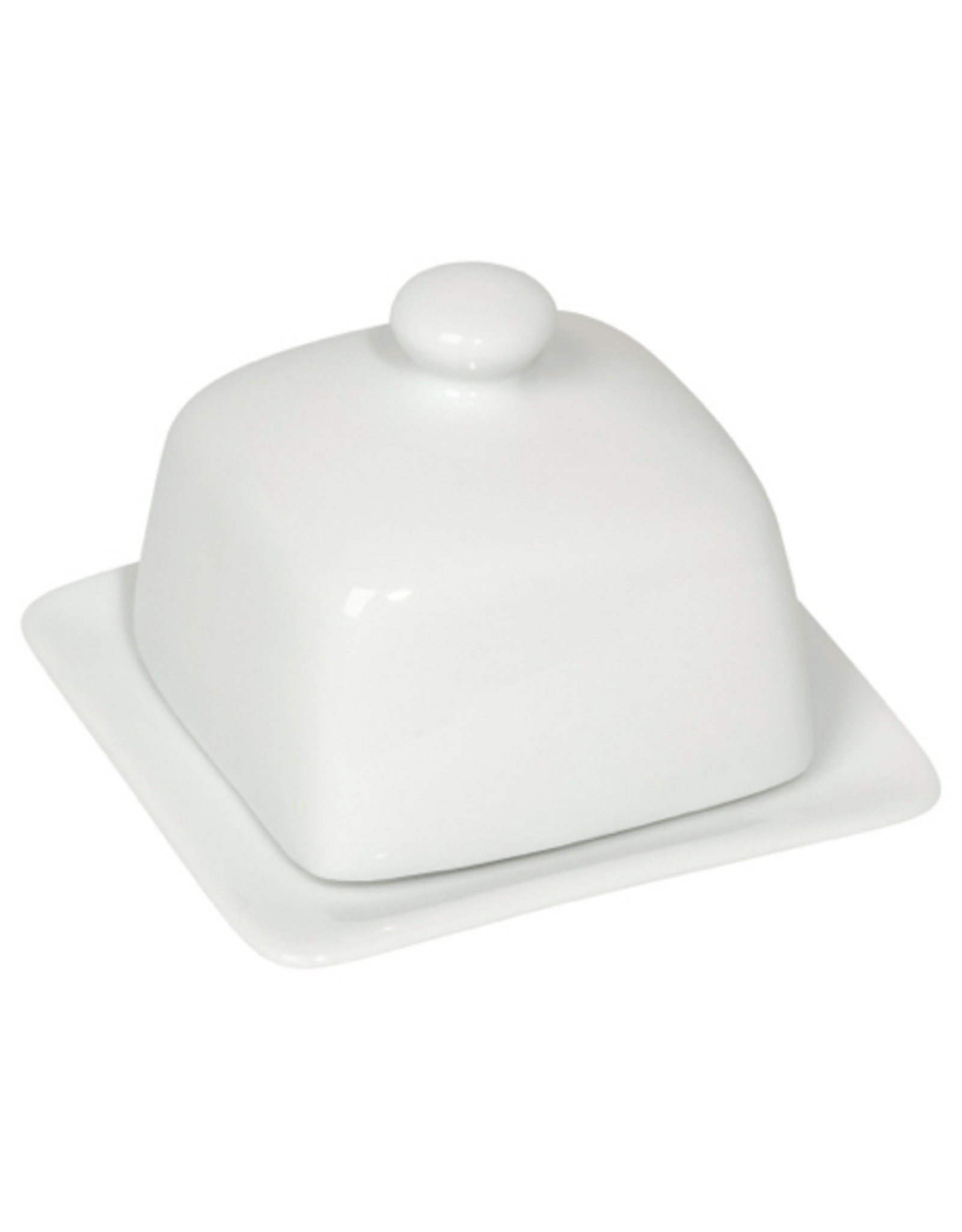DCA - Butter Dish /  Square, White