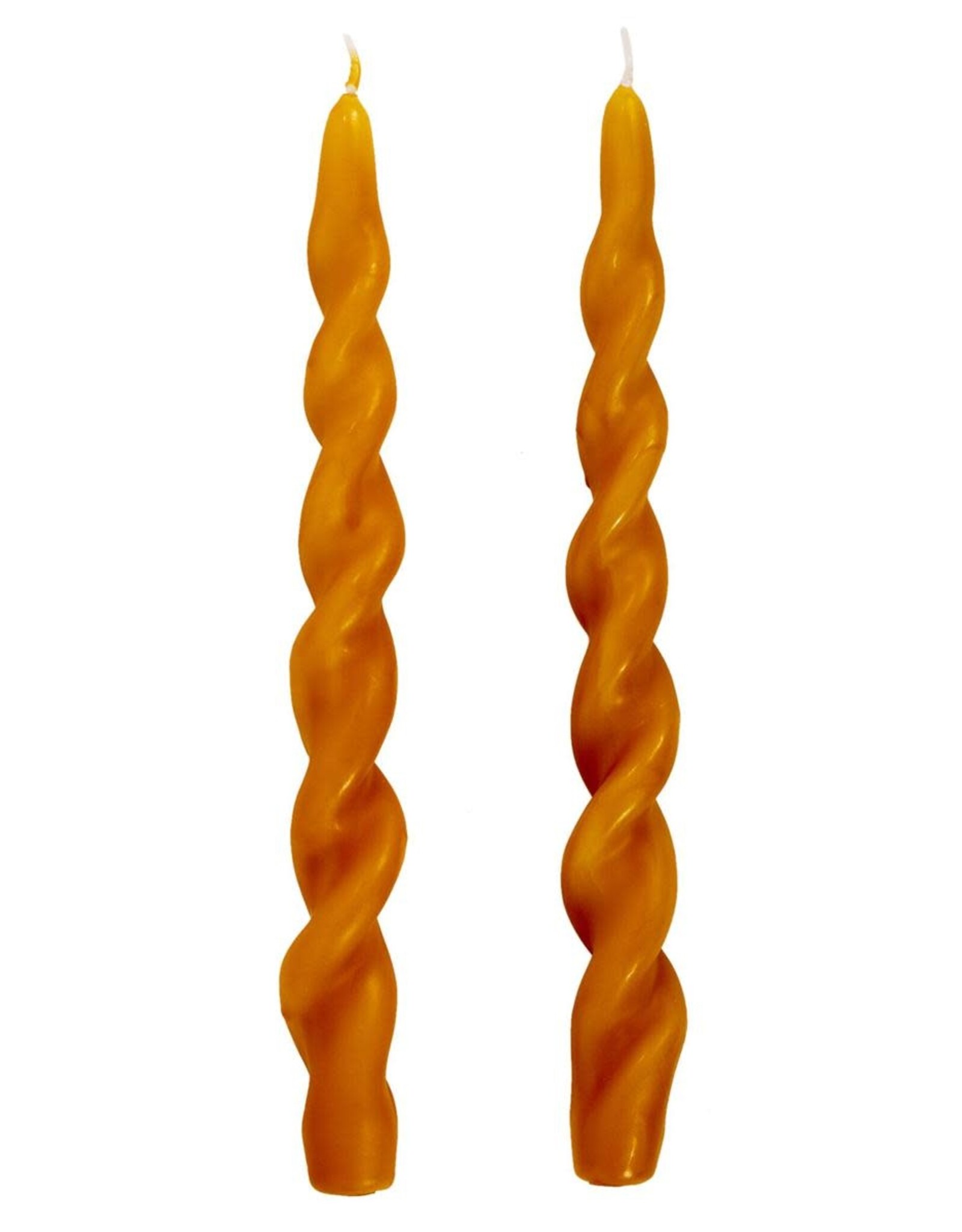 Taper Candle - Spiral, Whiskey
