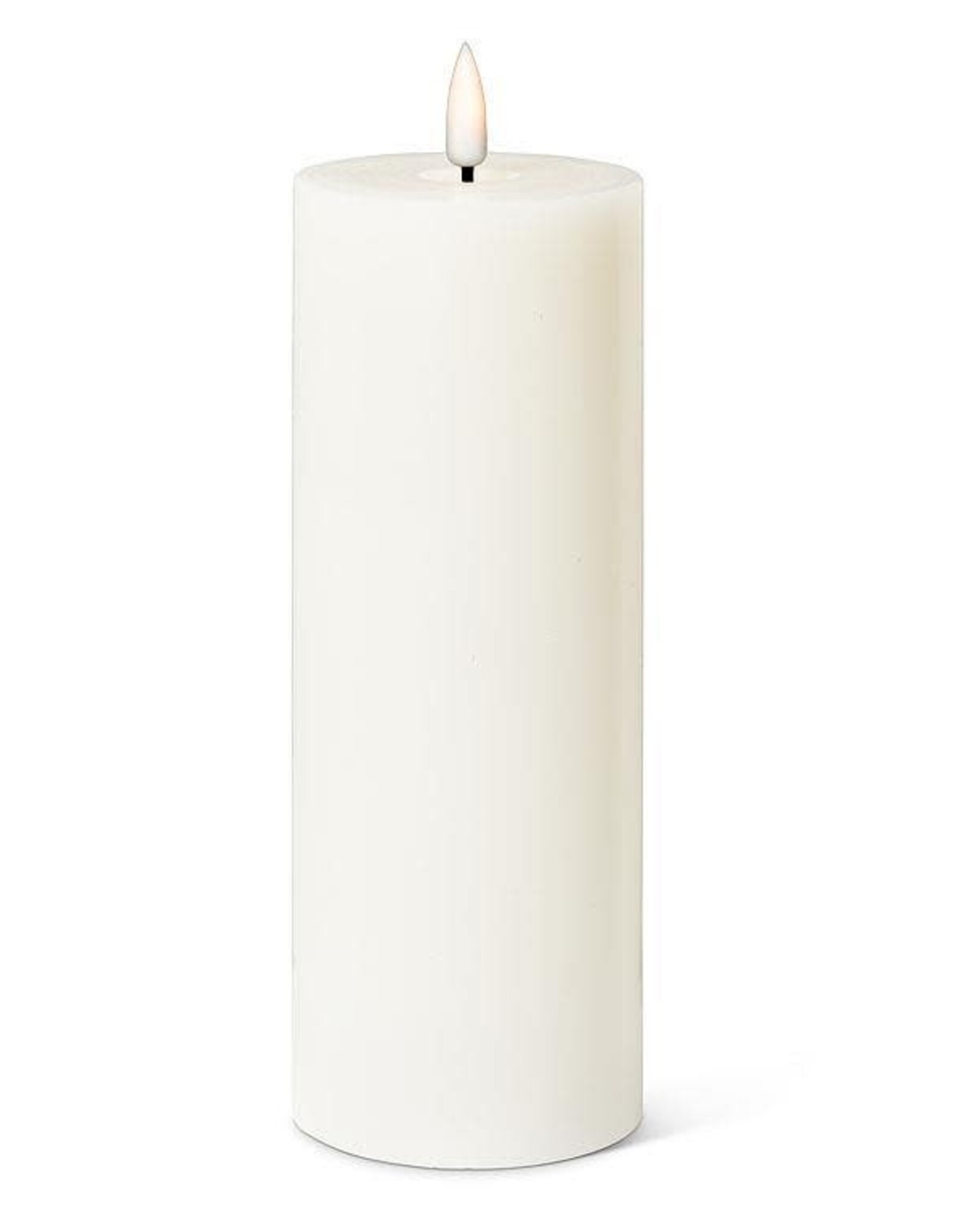 ATT - LED Pillar Candle / Cream, 3 x 8"