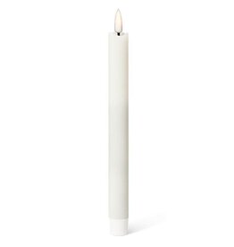 ATT - LED Taper Candle / Set of 2, Cream, 9.5"