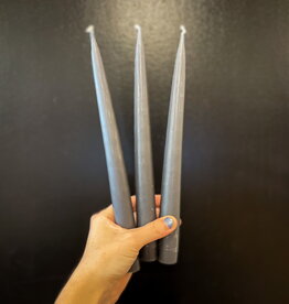 Taper Candle - Charcoal