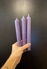 Taper Candle - Carbon, 7"
