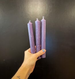 Taper Candle - Carbon, 7"