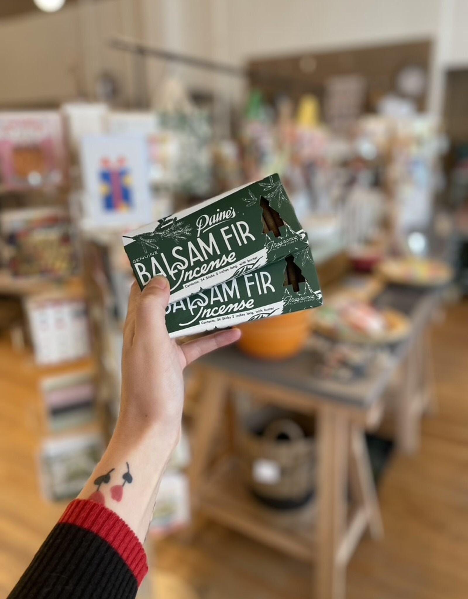 Incense Cones & Holder - Balsam Fir