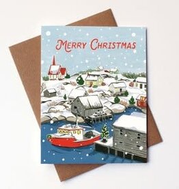Kat Frick Miller - Holiday Card / Peggy's Cove Christmas, 4.25 x 5.5"