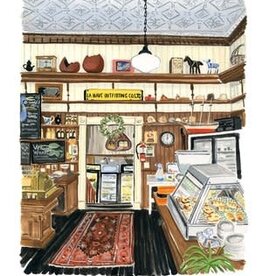 Kat Frick Miller - Art Print, Lahave Bakery II, 8 x 10"