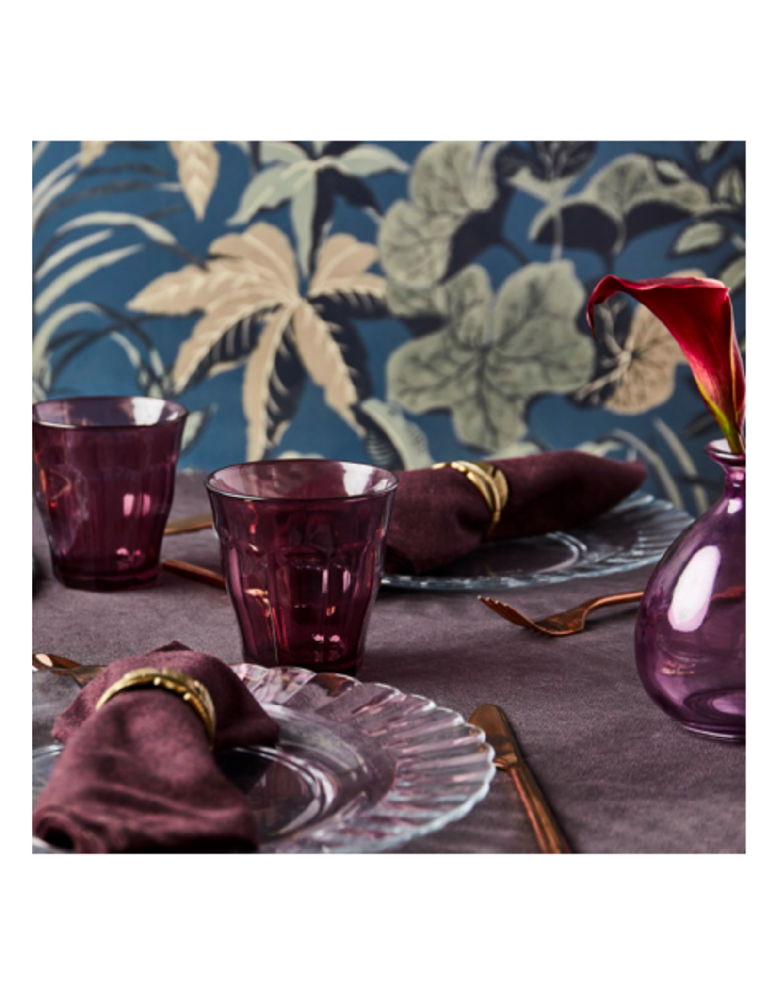 Glass Tumbler - Duralex, Picardie Plum