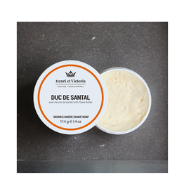 Henri et Victoria - Shave Soap / Duc de Santal, 4oz