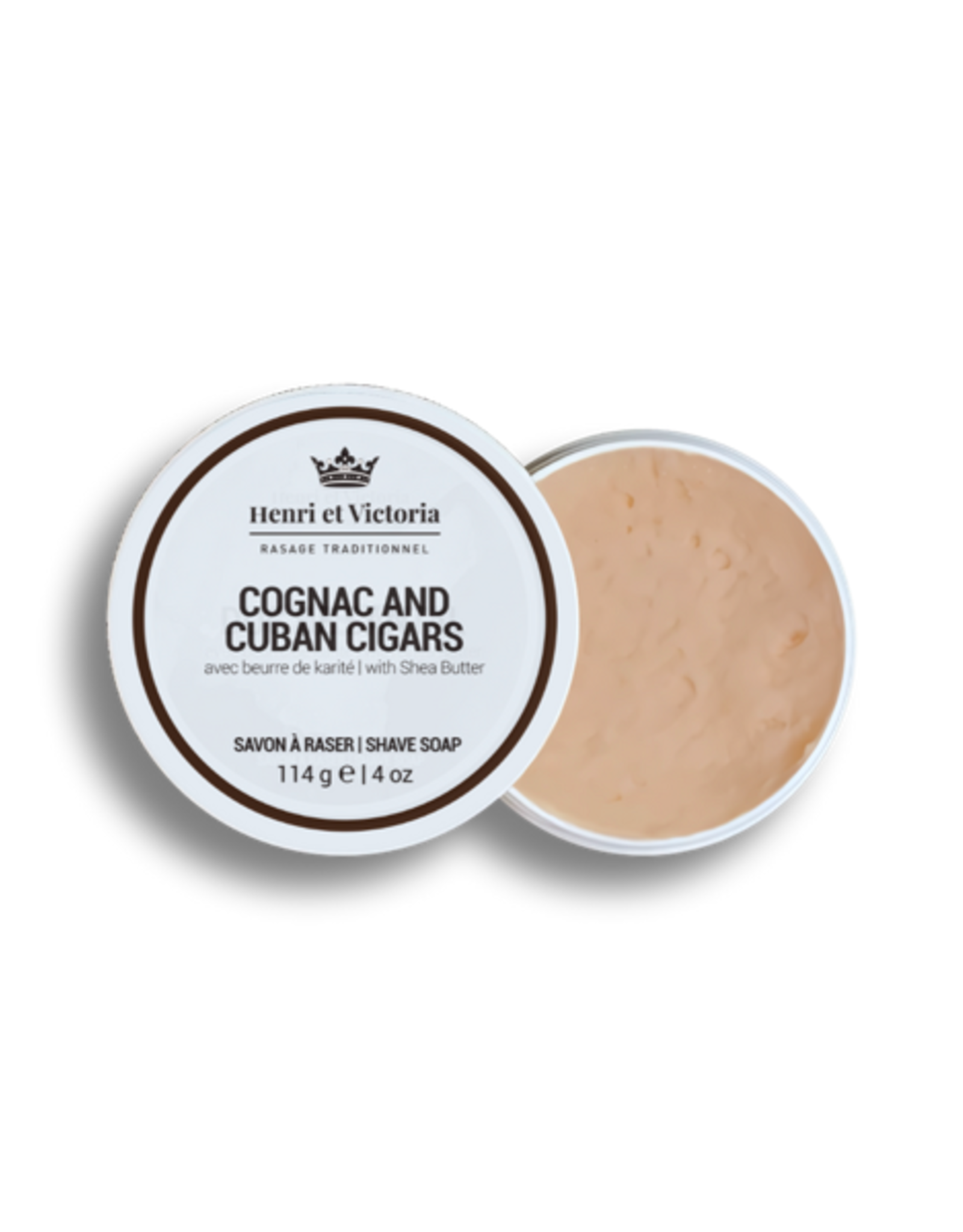 Shaving Soap - Henri et Victoria, Cognac & Cuban Cigars