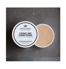 Shaving Soap - Henri et Victoria, Cognac & Cuban Cigars