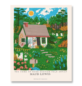 Midnight Oil - Print / Maud Lewis House, Hand Printed, 16 x 20"