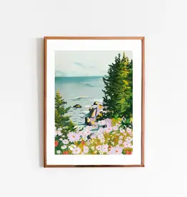 Lizz Miles - Print / Blackbrook Wild Strawberries, 13 x 19"