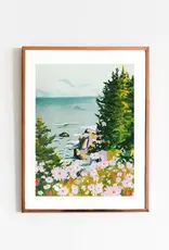 Lizz Miles - Print / Blackbrook Wild Strawberries, 8.5 x 11"