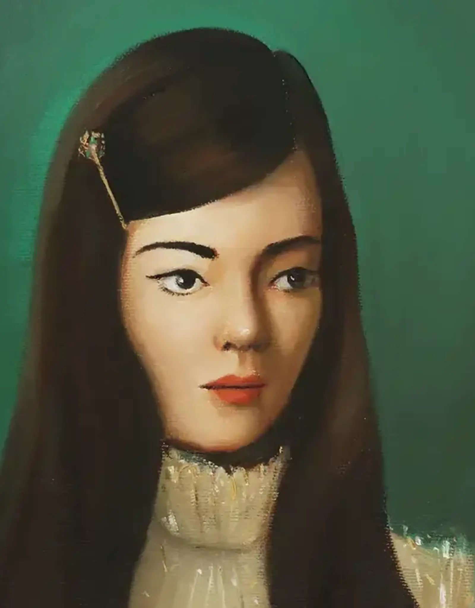 Janet Hill - Art Print, Arsenic & Lace, 8.5 x 11"