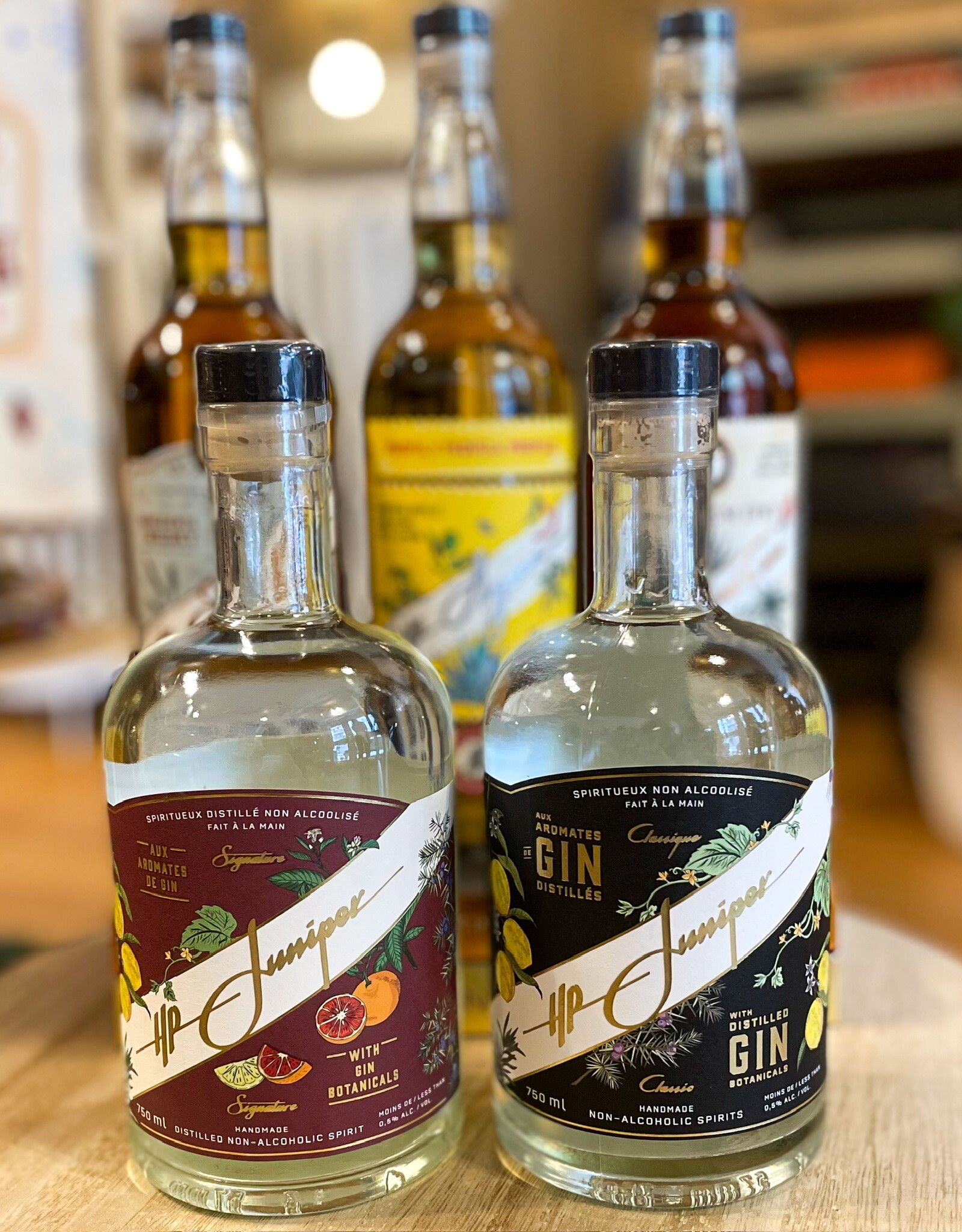 HP Juniper Zero Proof  / Classic Non-Alcoholic Gin, 750ml