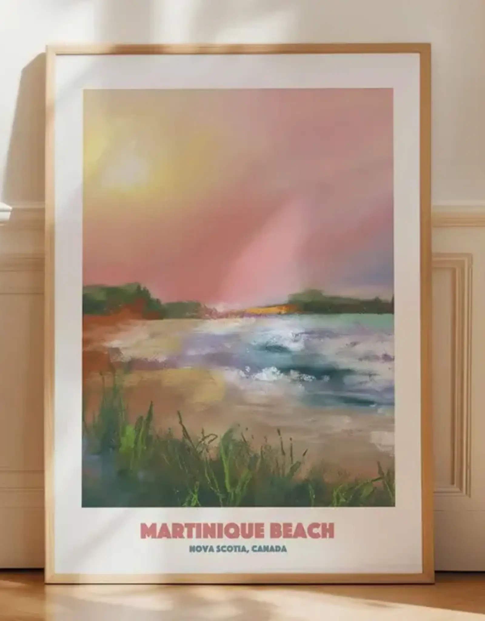Janna Wilton - Art Print / Martinique Beach, 8 x 10"
