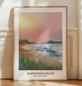 Janna Wilton - Art Print / Martinique Beach, 8 x 10"