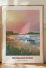 Janna Wilton - Art Print / Martinique Beach, 11 x 14"
