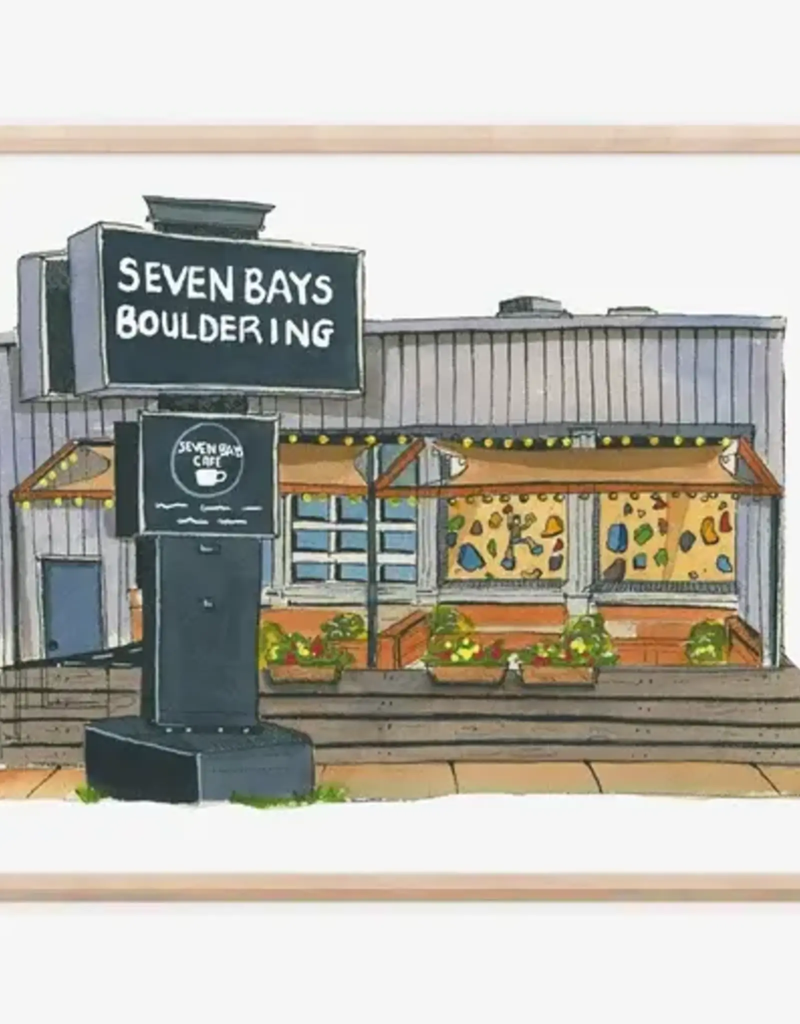 Janna Wilton - Art Print / Seven Bays, 8 x 10"