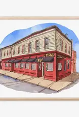 Janna Wilton - Art Print / Gus' Pub, 8 x 10"