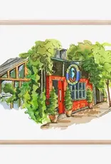 Janna Wilton - Art Print / The Seahorse, 8 x 10"