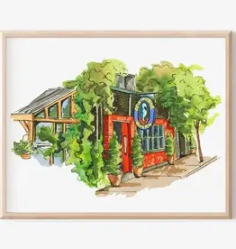 Janna Wilton - Art Print / The Seahorse, 8 x 10"