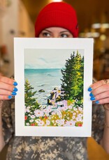 Lizz Miles - Print / Blackbrook Wild Strawberries, 8.5 x 11"