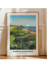 Janna Wilton - Art Print / Rainbow Haven Beach, 9 x 12"