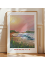 Janna Wilton - Art Print / Martinique Beach, 8 x 10"