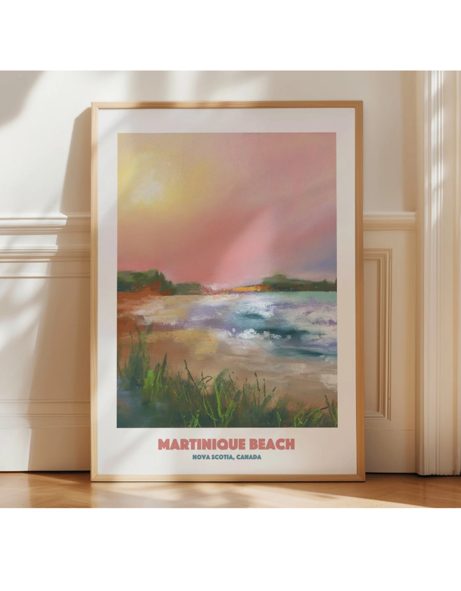 Janna Wilton - Art Print / Martinique Beach, 8 x 10"