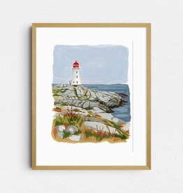 Kat Frick Miller - Art Print, Peggy's Cove, 8 x 10"