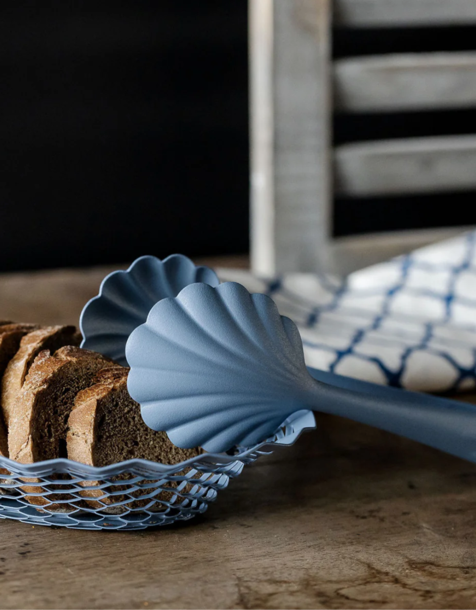 Tongs - Enamel, French Blue