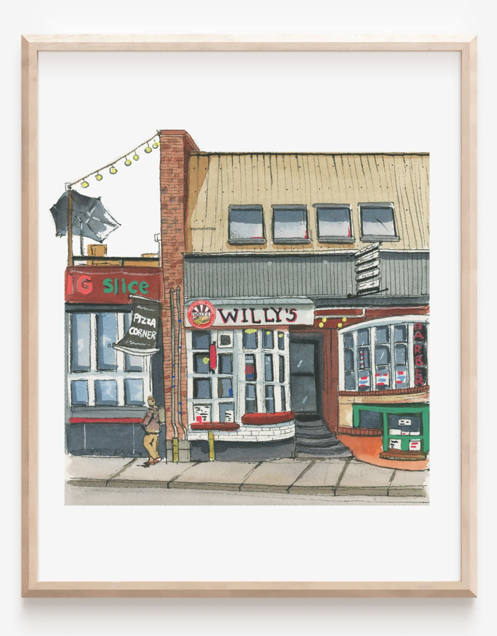 Janna Wilton - Art Print / Willy's Fresh Cut, 8 x 10"