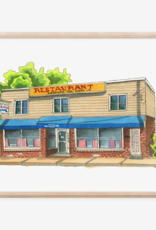 Janna Wilton - Art Print / Ardmore Tea Room, 8 x 10"