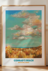 Janna Wilton - Art Print / Conrad's Beach, 8 x 10"