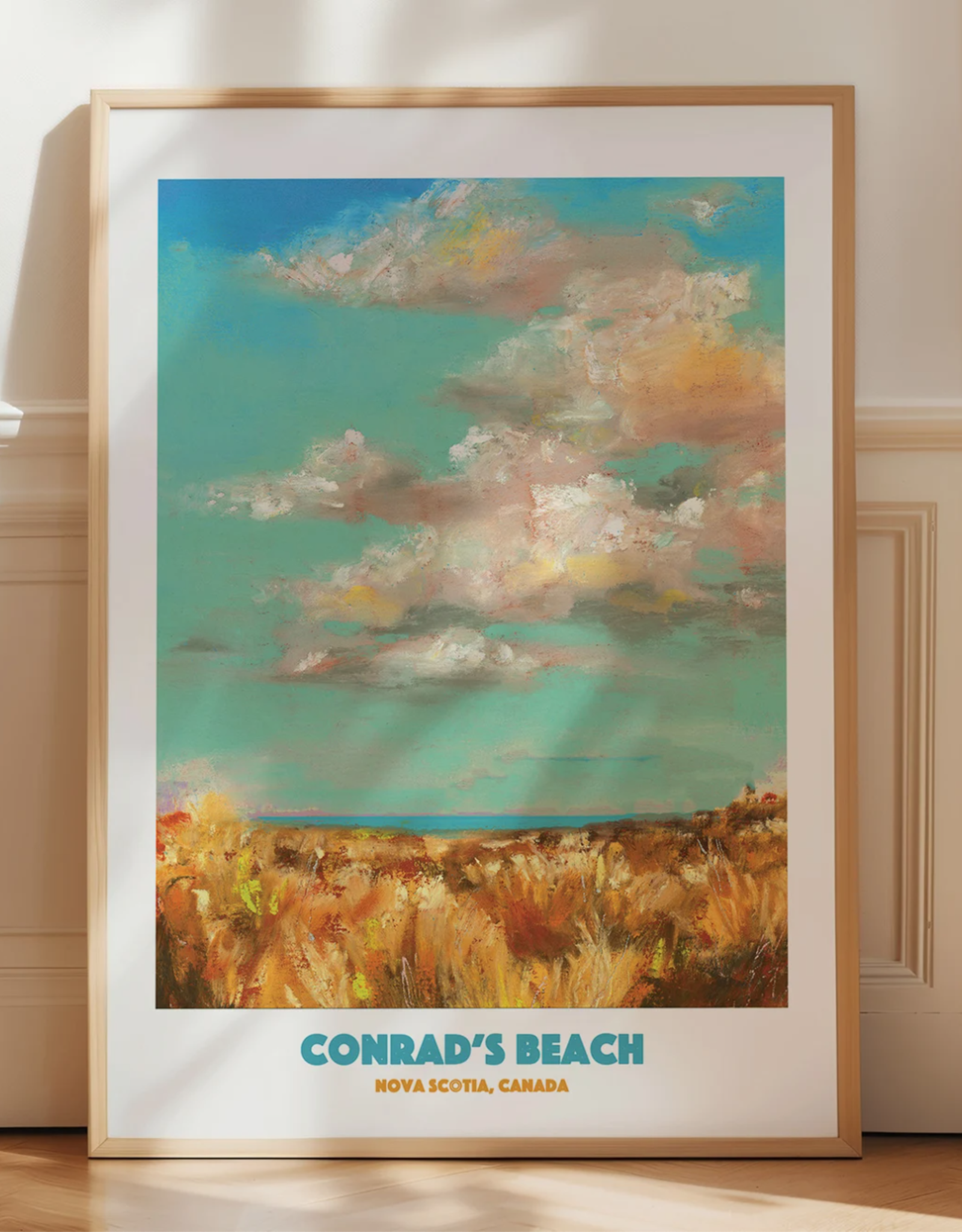 Janna Wilton - Art Print / Conrad's Beach, 8 x 10"