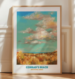 Janna Wilton - Art Print / Conrad's Beach, 8 x 10"