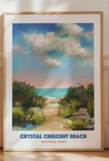 Janna Wilton - Art Print / Crystal Crescent Beach, 8 x 10"