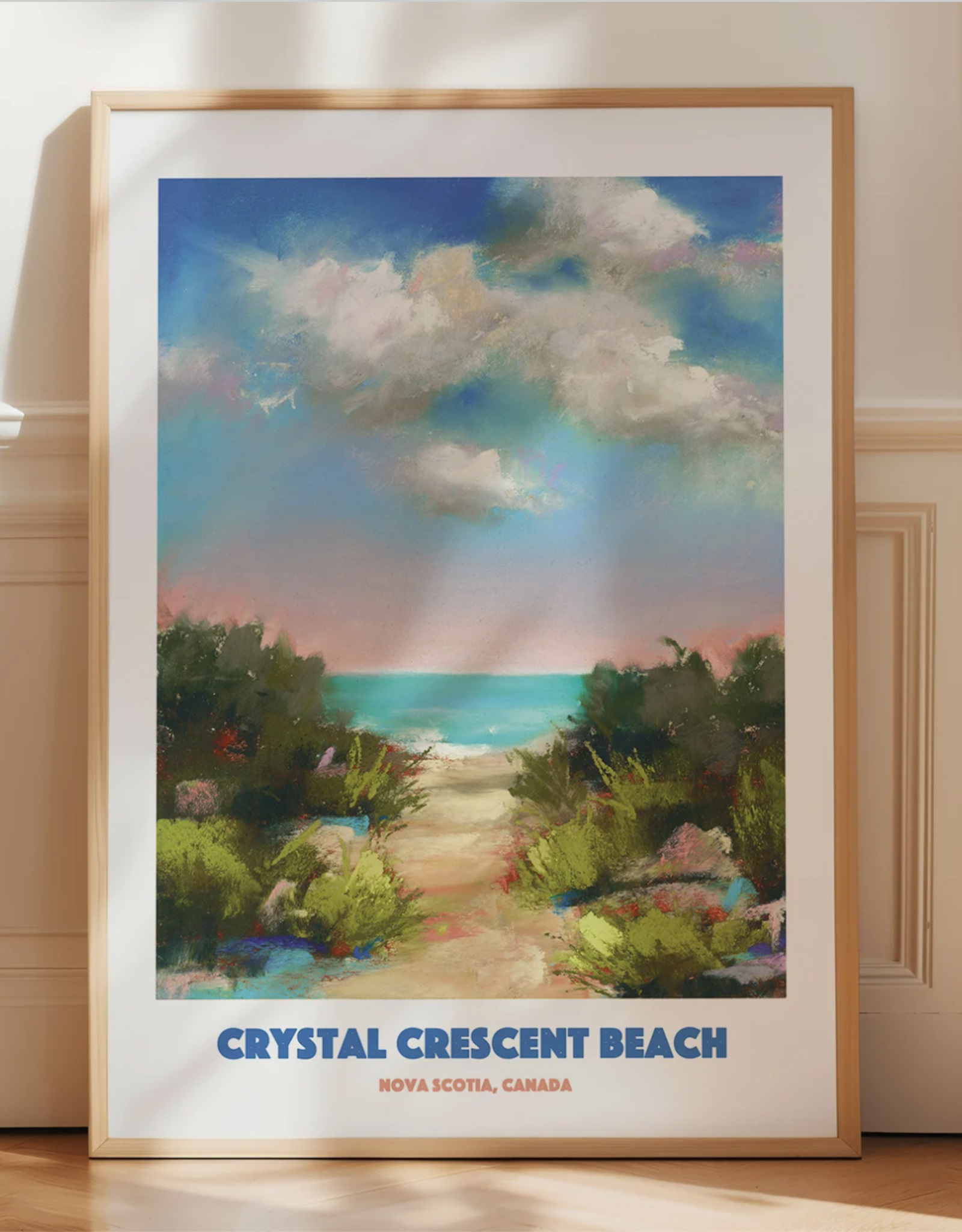 Janna Wilton - Art Print / Crystal Crescent Beach, 8 x 10"