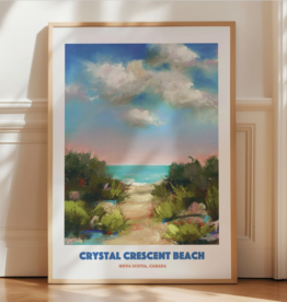 Janna Wilton - Art Print / Crystal Crescent Beach, 12 x 16"