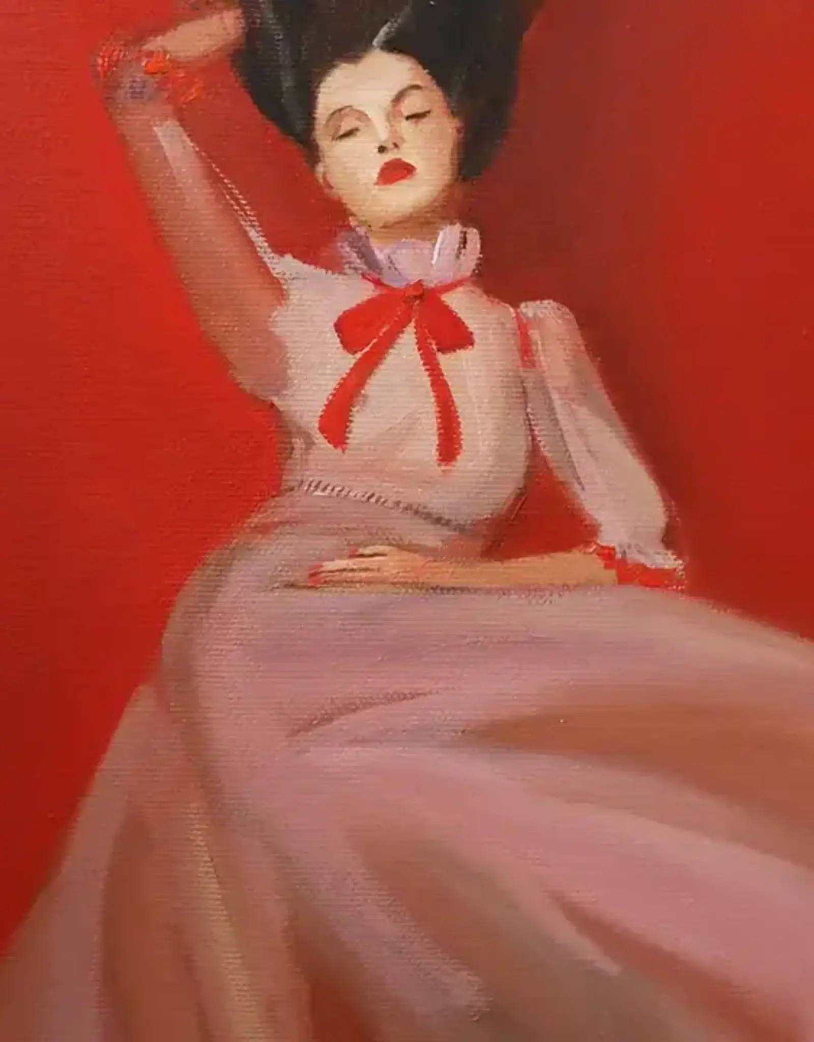 Janet Hill - Art Print, Licentious Lilacs, 8.5 x 11"