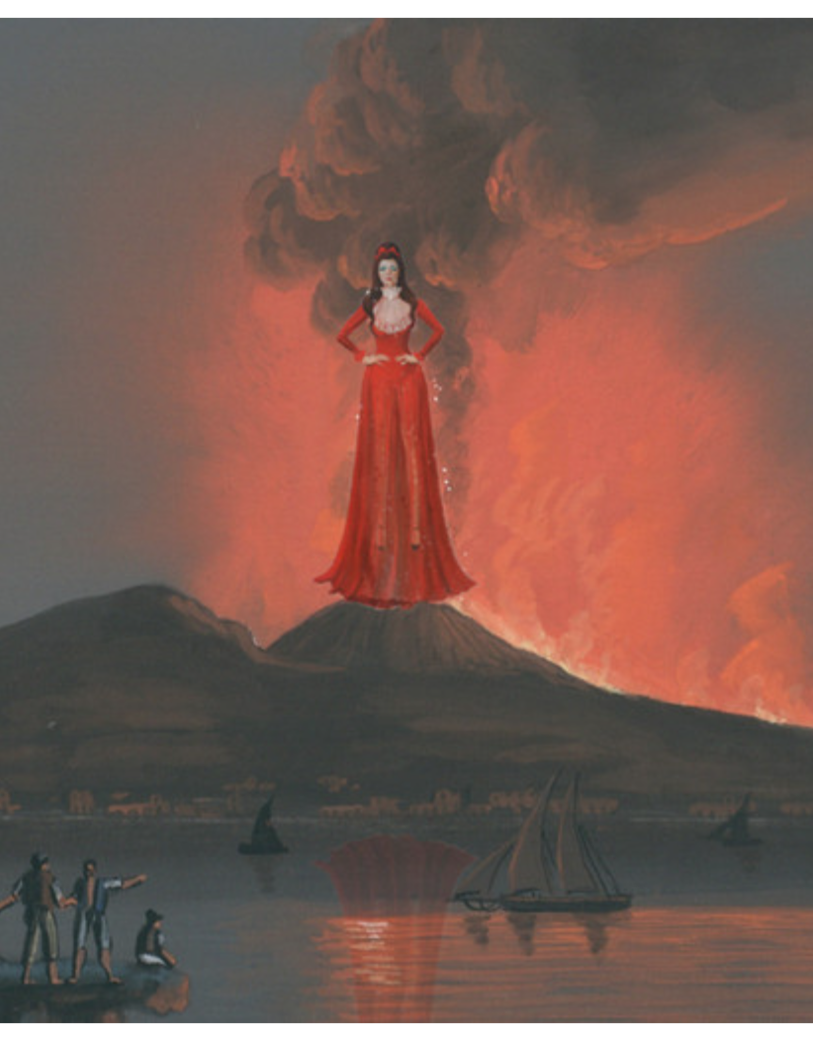 Janet Hill - Art Print, Volcano Vanda, 12 x 12"