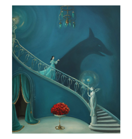 Janet Hill Mansion Girls - Art Print / Blueblood, 8.5 x 11"