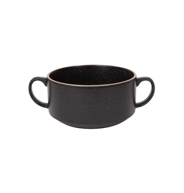 DCA - Soup Bowl / with Handles, Onyx, 7"