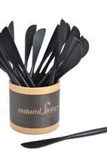 Small Spreader - Black, Set of 12