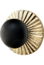 Knob - Black Starburst