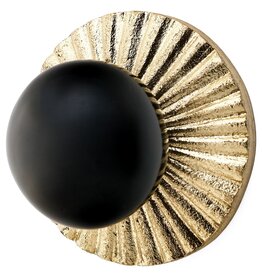 Knob - Black Starburst